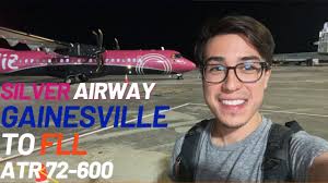 I took Silver Airway's newest route GNV to FLL and it was amazing