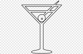 Martini Cocktailglas Alkohol Winkel Bereich Schwarz Und Weiss Png Pngwing