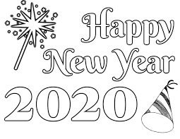 Set off fireworks to wish amer. New Year S Coloring Page 2020 Let Your Light Shine Free Coloring Home