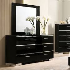 It is delivered in one box measuring 52,5 inches by 19,75 inches by 6,75 inches. Furniture Of America Lofa Contemporary Black Dresser And Mirror Set Overstock 31451309