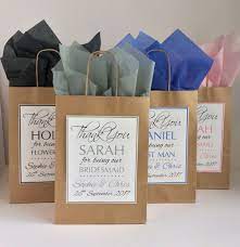 Personalised Wedding Favour Paper Gift Bag Thank You Party Ebay Paper Gifts Paper Gift Bags Personalized Gift Bags