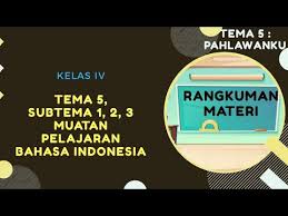 We did not find results for: Kelas 4 Rangkuman Materi Bahasa Indonesia Tema 5 Subtema 1 2 Dan 3 Youtube