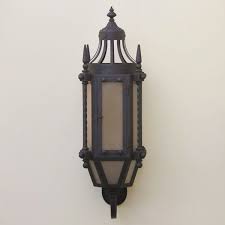 7048 3 Wrought Iron Gothic Medieval Style Wall Outdoor Lighting Outdoor Lighting Outdoor Pendant Lighting Bronze Pendant Lamp