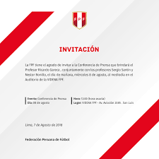Viernes 23 de abril 2021 | presidente. Fpf Invitacion Conferencia De Prensa Del Profesor Ricardo Gareca