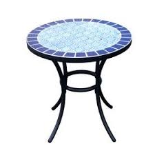 Shop Garden Treasures Pelham Bay Round End Table At Lowes Com Round Garden Table Round Patio Table Round Outdoor Table