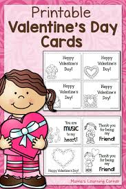 Free coloring pages valentine daysi think all people know with valentine day, the celebration which do on 14 february every year may be will celebrate some people. Printable Valentine S Day Cards Mamas Learning Corner