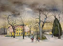 Der see hat eine haut bekommen, so dass man fast drauf gehen kann, und kommt ein großer fisch geschwommen, so stößt er mit der nase an. Aquarellkurs Wann Wird Es Wieder Einmal Richtig Winter Schneemann Bauen Winterbilder Winter