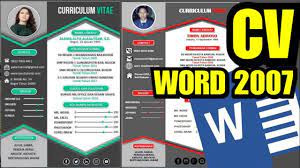Maybe you would like to learn more about one of these? Cara Membuat Cv Yang Menarik Di Word 2007 Youtube