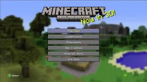 Travel by minecart to a point at least 500m in a single direction . Minecraft Xbox 360 Edition Title Screen Xbox 360 Youtube