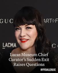 The latest shakeup at the forthcoming Lucas Museum of Narrative Art is the  departure of Pilar Tompkins Rivas, the chief curator and deputy director of  Curatorial and Collections, just months after 14%