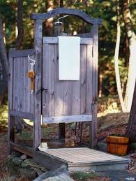Rustic Outdoor Shower Tub Outdoor Shower Rustic Outdoor Outdoor Bathrooms