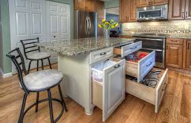 In our house we have only 13 of overhang and it works well for us because we have small backless stools which are only 14 x 14. 15 Creative Kitchen Island With Drawers At Kitchen Sora