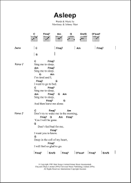 Sing me to sleep guitar pro tab. Asleep Guitar Chords Lyrics Zzounds