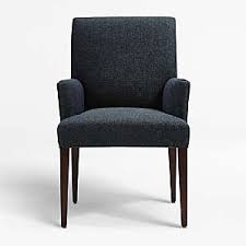 • chairs with a width of 16 to 20 inches should have at least 6 inches of space from the adjacent chair to afford enough elbow room. Dining Arm Chairs Crate And Barrel