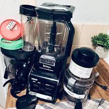 Ninja Kitchen Appliances Set Blender Food Processor Spiralizer With A Few Different Settings Blades Kitchen Appliances Kitchen Appliance Set Ninja Kitchen