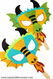 Coloring interests children because it gives them the freedom to express their imaginations. Chinese Dragon Mask A Fun Printable Dragon Craft Messy Little Monster