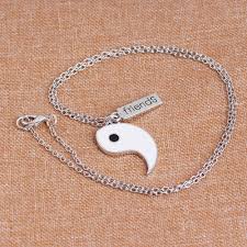 Así que si tienes novio o novia, es una 1.3 3. Yin Yang Taichi Cadena Colgante De Plata Para Parejas Collares De Amistad De 2 Piezas Ying Yang Hasl Collar Con Grabado Mejores Amigos Joyas Collares Los Mejores Amigos Amantes Y Regalos De