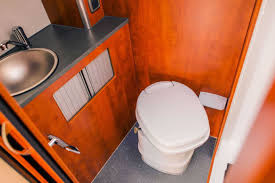 bathroom in a camper or rv camper