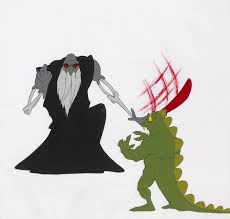 Full of ego and ambition meanwhile, blackwolf's gentle twin brother, the bearded and sage avatar (bob holt), calls upon his own magical abilities to foil blackwolf's plans for. Auction Howardlowery Com 2 Ralph Bakshi Wizards Animation Cels Drawings Of Blackwolf Larry 1977