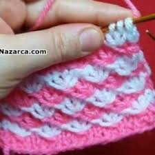 Simsek Orgu Modeli Videolu Anlatimli Yapilisi Nazarca Com Orgu Baby Knitting Patterns Orgu Desenleri