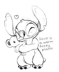 Coloriage dessin stitch mignon et dessin gratuit à imprimer. Love S A Fuzzy Plushie Stitch By Daffupanda Dessin Stitch Stich Dessin Dessins Disney