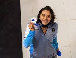 She participated in the 2017 fina world junior swimming championships where she won two gold medals. Delfina Powers To 800 Metre Freestyle Gold At South American Swimming Championships Drafting The Caribbean