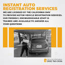 California Auto Registration services