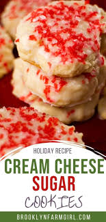 I colored my cream cheese frosting different shades of green. Cream Cheese Christmas Sugar Cookies Brooklyn Farm Girl