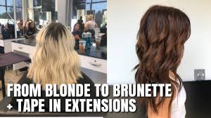 Close up of capsules and strands of grown hair. Shes Back Dying My Hair Back Brown Getting Extensions Ejb Youtube