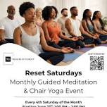 Free Monthly Guided Meditation & Chair Yoga Event