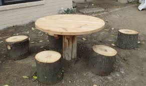 Table Log With Stump Seats The Adventurous Child Natural Playground Outdoor Classroom Outdoor Learning Spaces