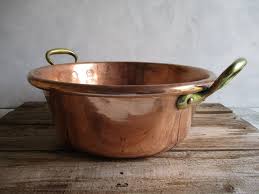 Copper Jam Pan Large Copper Jelly Pan French Quality Copper Etsy Pots And Pans Copper Pots Copper