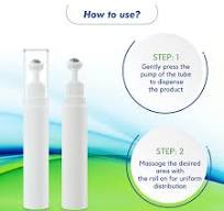 MYOC Empty Roll On Bottle with Metal Roller-ball Massager
