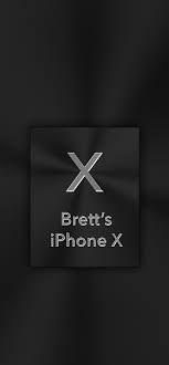 Black mountain wallpaper, digital art, neon, mountains, lake. Iphone X Apple Nametag Wallpaper Page 3 Iphone Ipad Ipod Forums At Imore Com