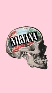 Skull Nirvana Iphone Wallpaper Pastel Pink Emo Wallpaper Nirvana Wallpaper Hipster Wallpaper