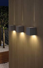 Great Lights For Adding Accent And Texture To An Evening Wall Great Along The Backyard Fence Pinmydreambackyar Home Lighting Outdoor Wall Lighting Cube Light