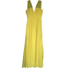 Robe longue bcbg violette avec son décolleté en v. Robes Longues Bcbg Max Azria Femme Au Meilleur Prix Videdressing
