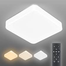 Flush mount led light flickering. T Sun Bathroom Led Ceiling Light 24w Dimmable Led Ceiling Lamp With Remote Control Flicker Free F28cm 1260lm Flush Mount Ceiling Light For Living Room Office Hallway 3000k 6000k Furniture Home Living Lighting