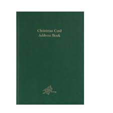 Cc54b Christmas Card Address Book Charfleet Book Bindery