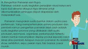 Alhamdulillah, segala puji dan syukur kami panjatkan kepada allah tuhan yang maha esa, yang telah memberikan berkat, rahmat, hidayah. Konsep Pameran Karya Seni Rupa 2 Dan 3 Dimensi Brainly Co Id