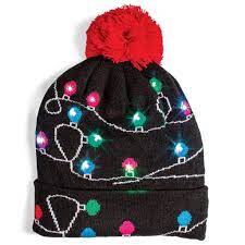 Light Up Holiday Hat Light Up Hats Christmas Hat Holiday Hats