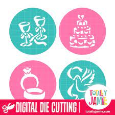 Download Assorted Wedding Symbols Circle Totallyjamie Svg Cut Files Graphic Sets Clip Arts