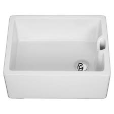 Lamona Single Bowl Belfast Ceramic White Kitchen Sink Howdens