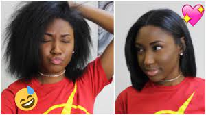 You love your natural black hair, but you're thinking about straightening it for a little while. Flat Iron Hairstyles For Short Natural Hair Novocom Top