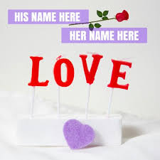 Birthday Wishes Card For Lover With Name I Love You Romantic Greeting Card With Love Couple Name Print Couple Name On Love Wish Ca Birthday Card With Name Birthday Wishes For Kids Birthday Wishes Cake