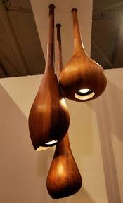 Wood Ceiling Light Fixtures By The Carrol Street Woodworkers Luminaria De Madeira Decoracao Com Madeira Pendentes De Madeira
