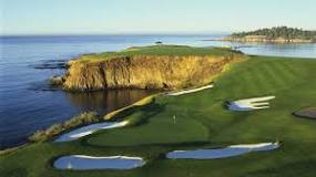 Image result for where is pebble beach golf course located in california