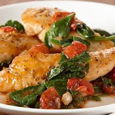 Sauteed Chicken With Spinach Tomatoes Recipe Recipe Recipes Chicken Dishes Chicken Recipes