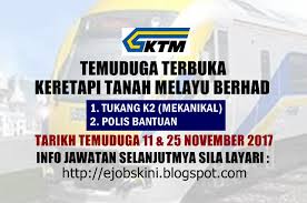 Os contoh retomam temuduga polis. Temuduga Terbuka Keretapi Tanah Melayu Berhad Ktmb Pada November 2017