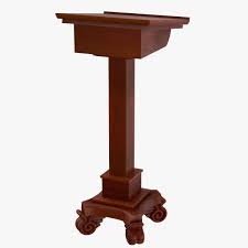 Lectern Podium 3d Model Ad Lectern Podium Model 3d Model Lectern Podium